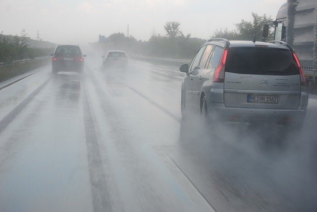 When Driving in The Rain, Fog or Smoke in The Daytime