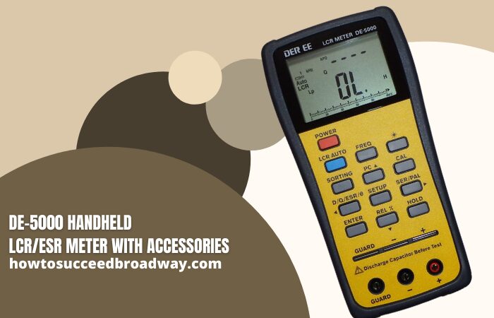 DE-5000 Handheld LCR/ESR Meter with accessories