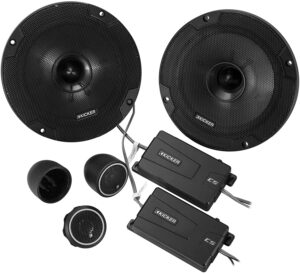 Kicker 46CSS654 Car Audio 6 1/2" Component Full Range Stereo Speakers Set CSS65