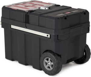 Keter Masterloader Resin Rolling Tool Box