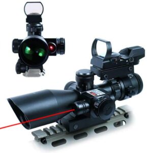 UUQ 2.5-10x40 Tactical Rifle Scope Dual Illuminated Mil-dot