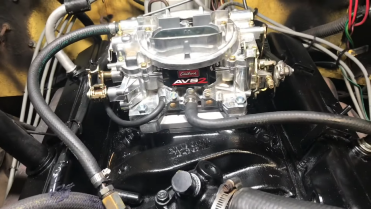 Edelbrock carb swap Chevrolet 350 square body