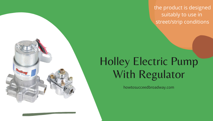 Holley Electric Pump With Regulator