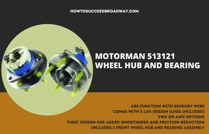 Motorman 513121 Wheel Hub and Bearing