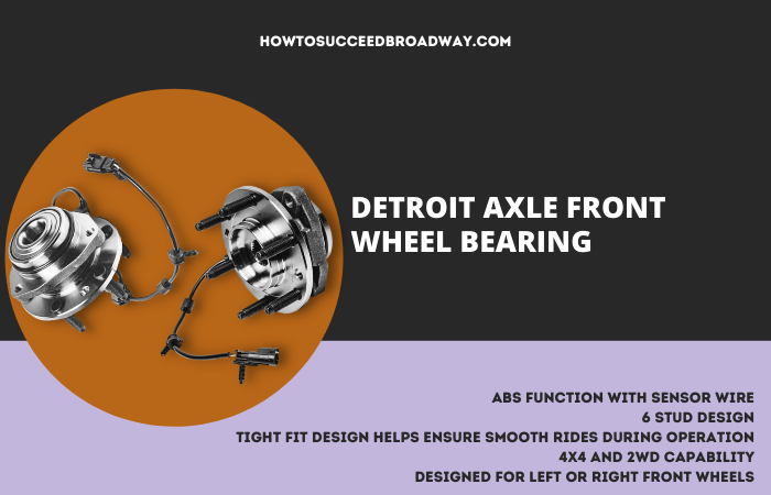 Detroit Axle Front Wheel Bearing