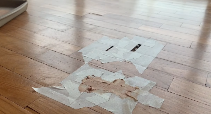 wood filler floor 1